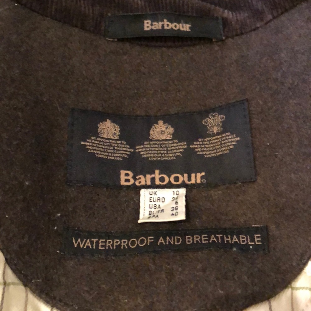 Barbour Wool Riding Coat - Picture 2 of 5